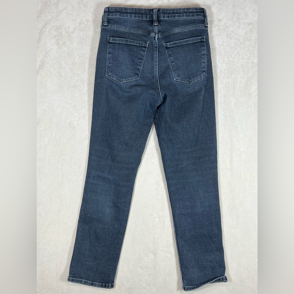 EVEREVE Size 26 High Rise ‘The EVER Straight’ Dark Wash Premium Jeans Denim C23 - Picture 5 of 9